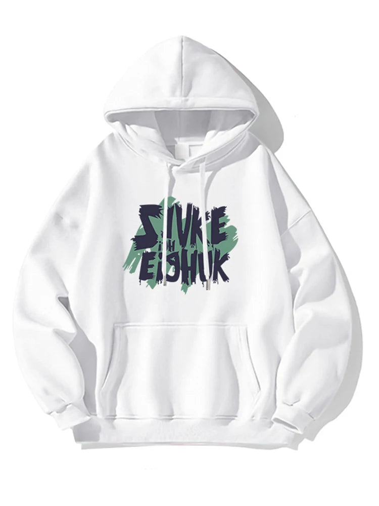 Autumn Design Letter Print Fleece Hoodies For Men Fashion Hip Hop Oversized Sweatshirt Y2K Streetwear Pullover Hoodie Clothing Street King Limited