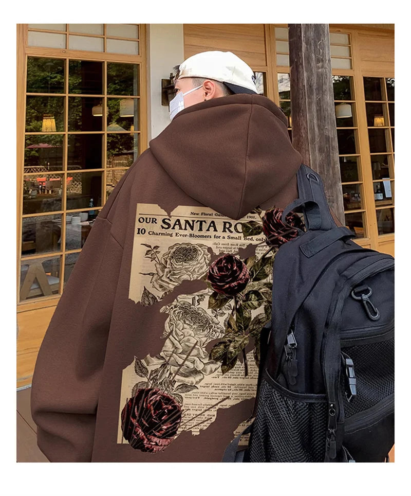 Skatercore Flame Bold Hoodie Cold-Weather Flex