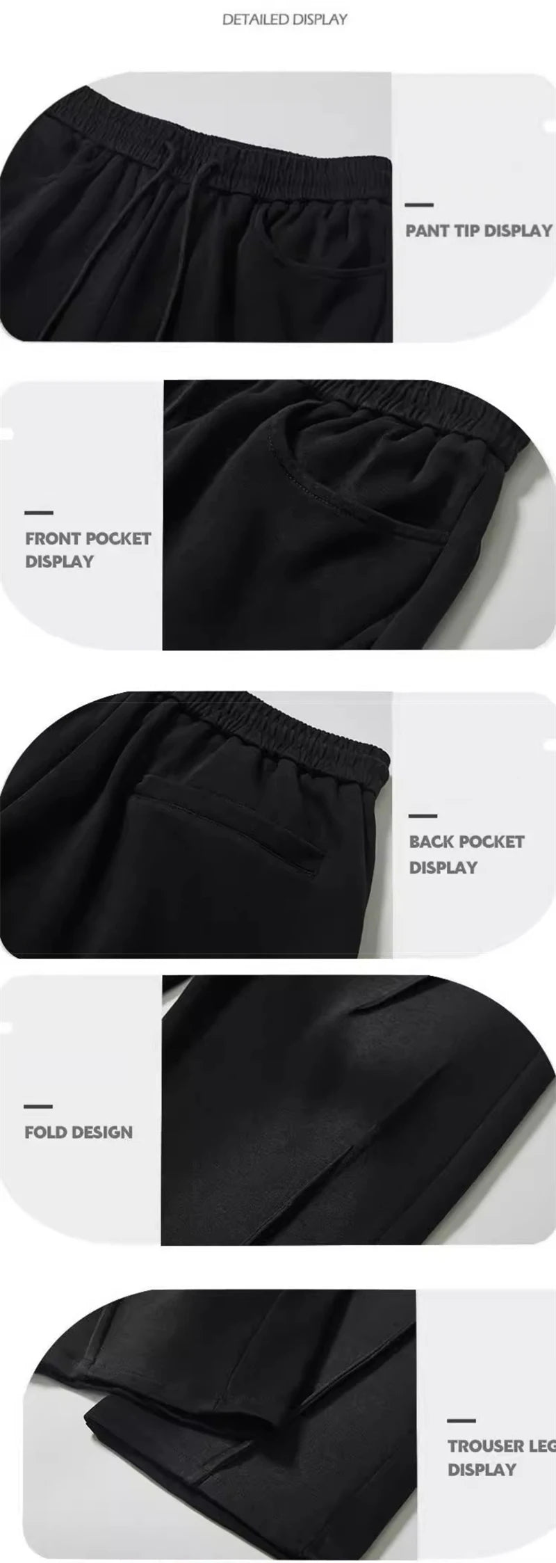 autumn mens high street pleated straight pants korean fashion elastic waist pockets trousers y2k vintage pantalones hombre unique default style 724