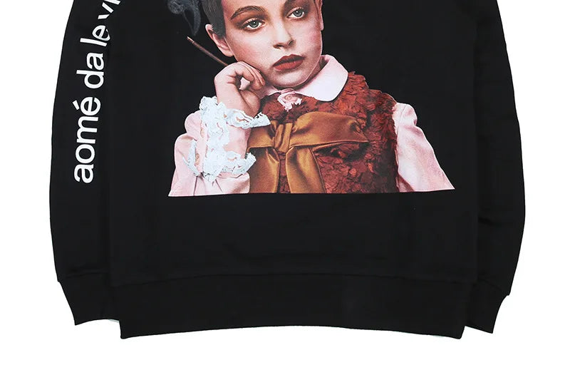 New 2022 Men luxury Beauty Smoke Hoodies Hoody hooded Sweatshirts velvet Cotton Drake Thick Fleece Street Hip hop A286 Street King Limited