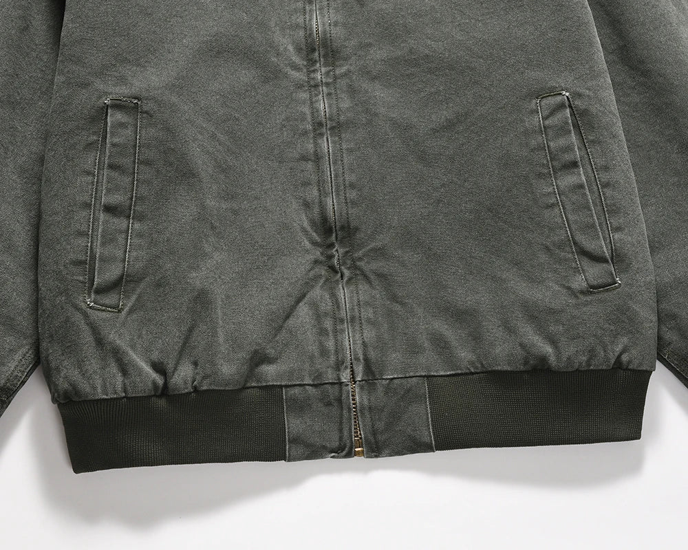 y2k high street solid color lapel thick winter jackets for men chaquetas hombre baggy casual fleece padded coat oversized unique default style 1939
