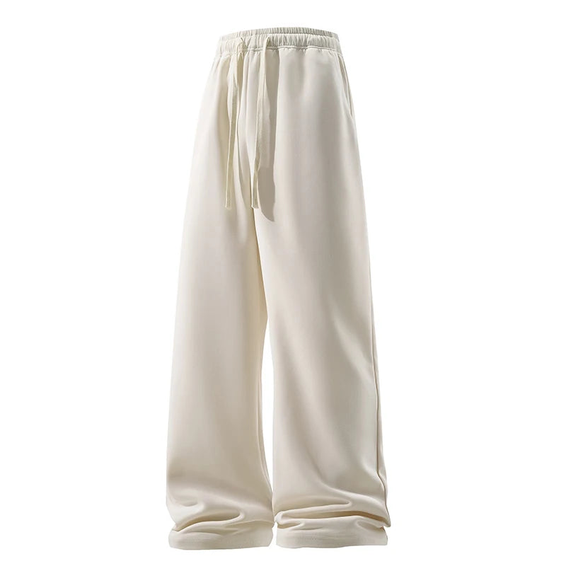 thin casual wide leg pants hang sense fashion handsome classic multi match durable fabric comfortable breathable casual pants unique default style 1331