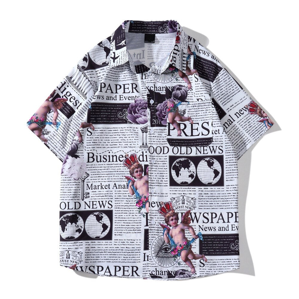 "Extra Extra" Unisex Men Women Streetwear Graphic Shirt Daulet Apparel