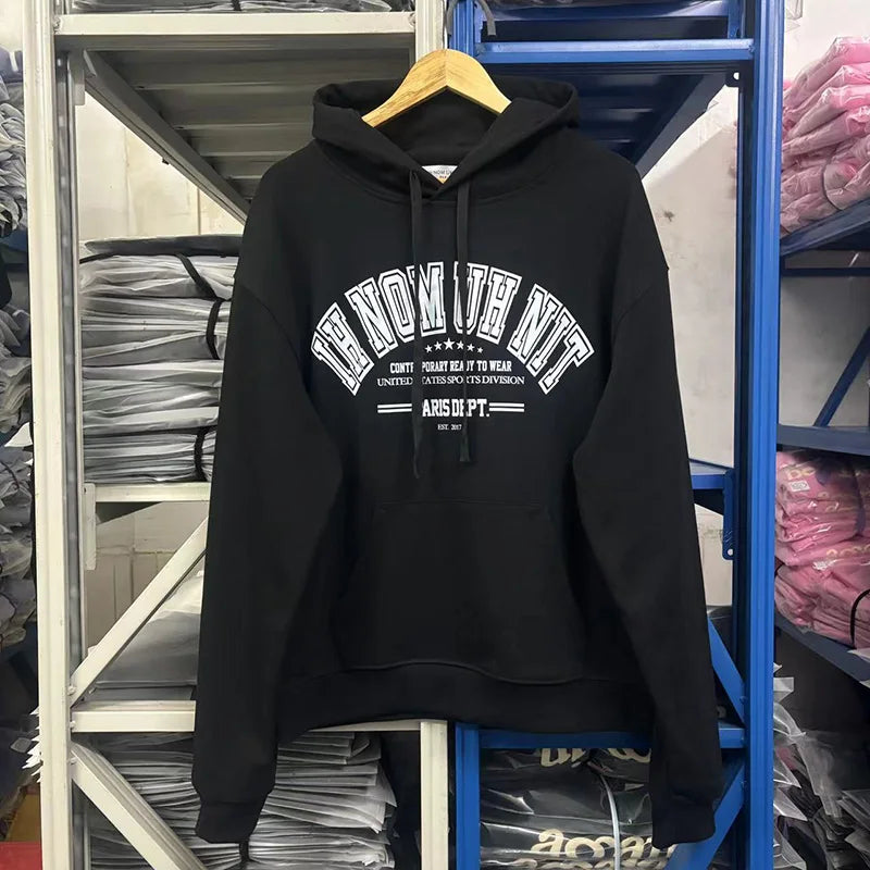 Black Rice White IH NOM UH NIT Hoodies Roses Masked Men Printing Loose Casual Lovers Men Woman Pullover Sweatshirts Street King Limited