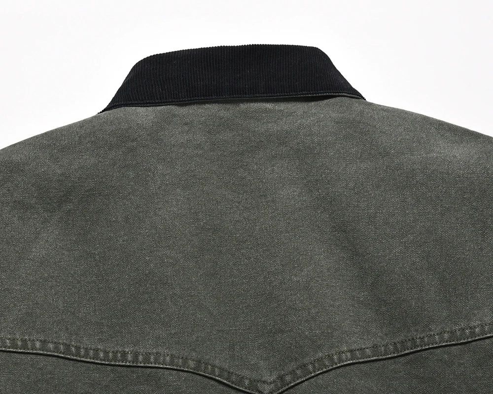 y2k high street solid color lapel thick winter jackets for men chaquetas hombre baggy casual fleece padded coat oversized unique default style 1943