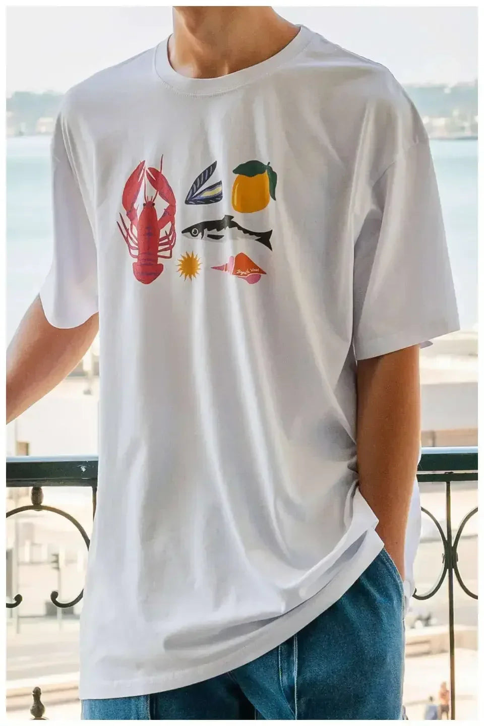 Lemon Graphic T Shirts Casual Streetwear Harajuku Washed Cotton Gothic Clothes Oversized Y2k Top Couples Goth Women Clothing Street King Limited