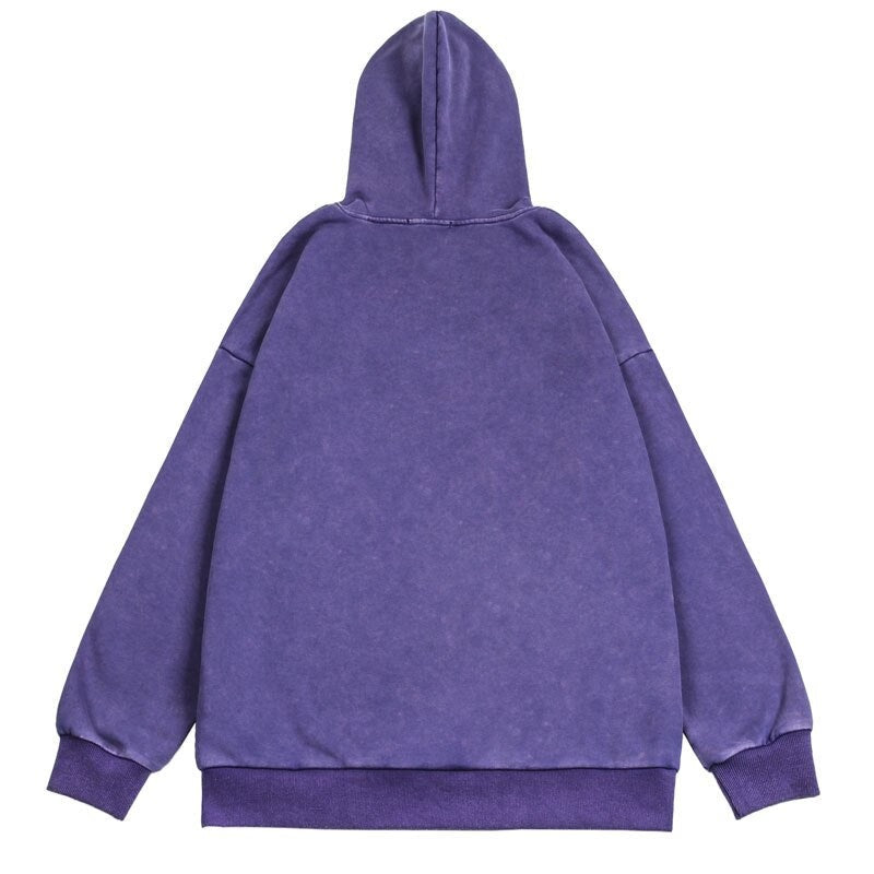 "Colourful World" Unisex Men Women Streetwear Graphic Hoodie Daulet Apparel