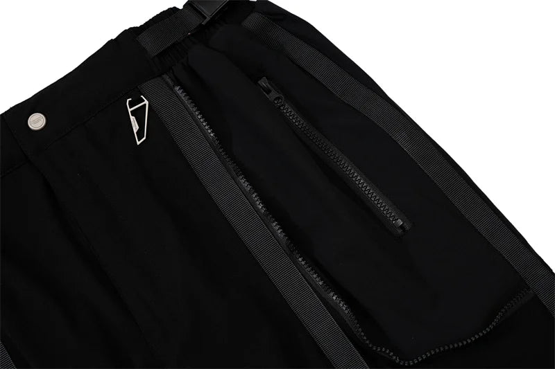 undermycar functional strap high street pure cotton pants unique default style 1914
