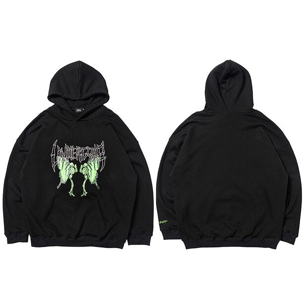 "Dance All Night" Unisex Men Women Streetwear Graphic Hoodie Daulet Apparel