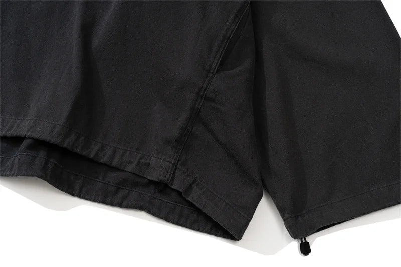 Autumn And Winter KANYE High Street YZY Pure Cotton Loose Men's And Women's Large Charge Shirts Street King Limited