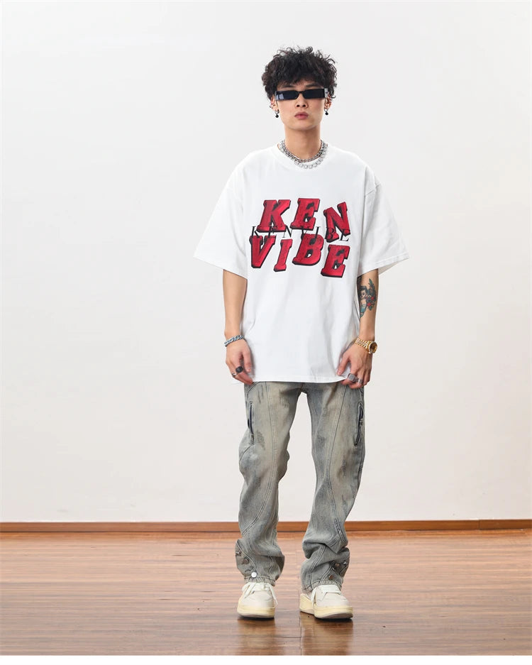 hip hip streetwear denim straight pants mens harajuku retro washed cotton casual zipper joggers jeans trousers pants jean men unique joggers style 1092