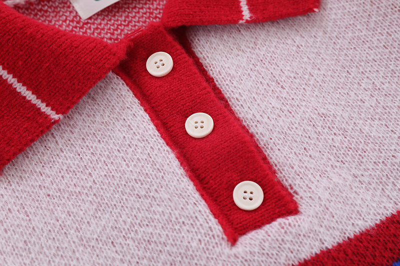 Men Knitted Sweater Jumper Casual Polo Neck Letter Casual Long Sleeve Streetwear Hip Hop Autumn Winter Pullover Knitwear Sweater Street King Limited