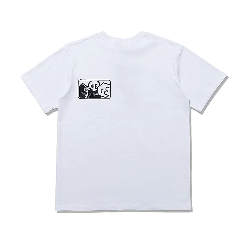 High Quality CAVEMPT Tops Tee Phantom Letter Printing Classic All-match Men Woman Loose O-Neck Summer C.E T Shirt Street King Limited