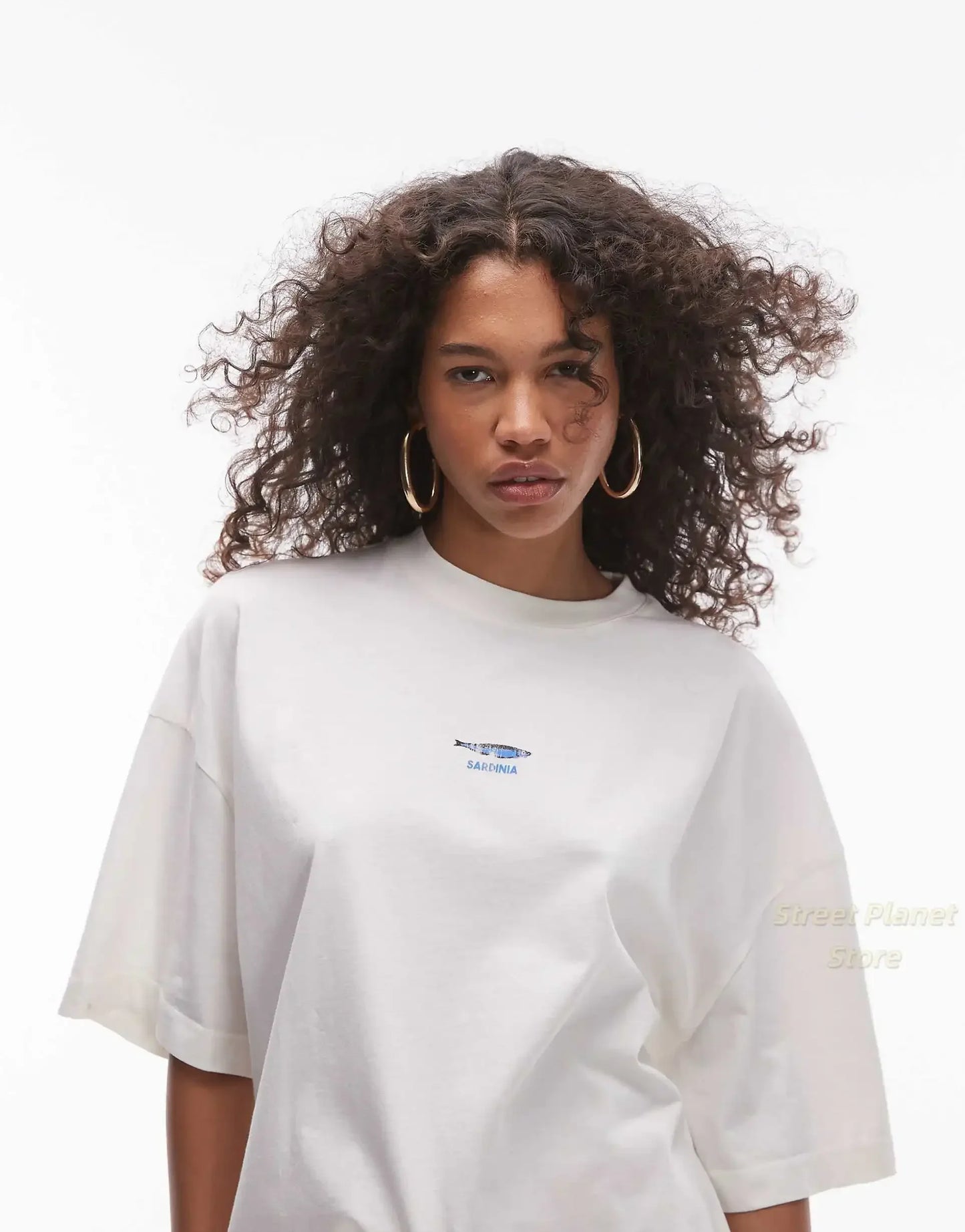 Casual Lotus Eyed Graphic T Shirts Streetwear Gothic Harajuku Clothes All Cotton Oversized Y2k Tops Goth Women Clothing Street King Limited