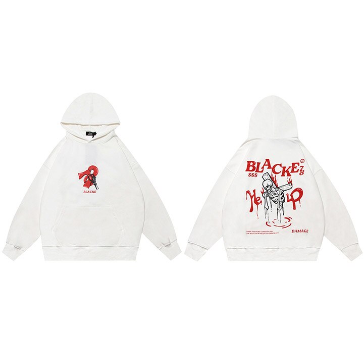 "Rise From Below" Unisex Men Women Streetwear Graphic Hoodie Daulet Apparel