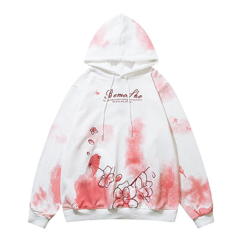 "Bloody Rose" Unisex Men Women Streetwear Graphic Hoodie Daulet Apparel
