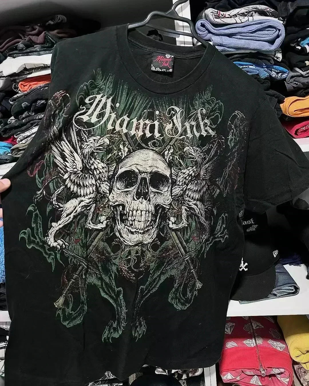 Street Fashion Trend Selling Spot Cotton T-shirts Men Y2K New Harajuku Casual Loose Hip Hop Short Sleeved Couple Goth Print Tees Street King Limited