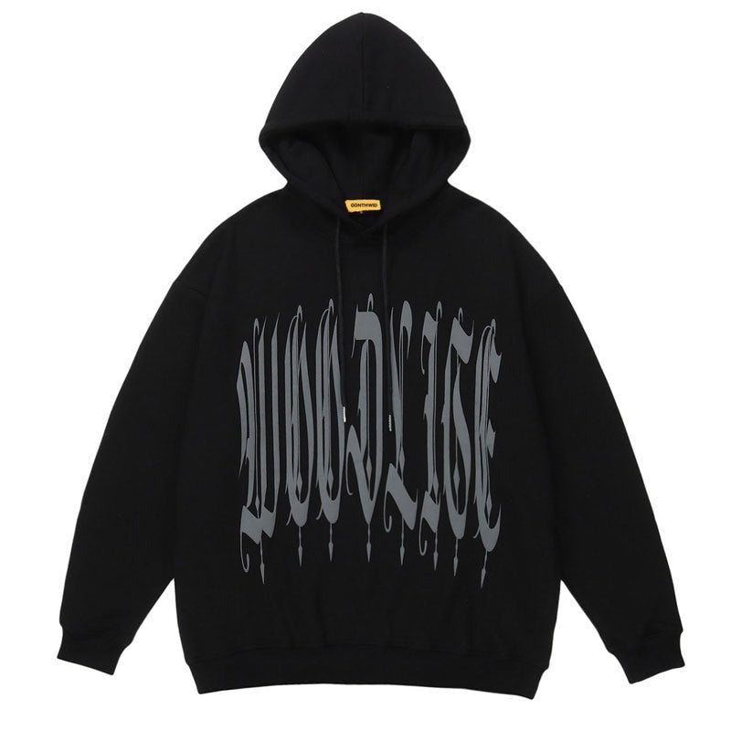 "Blurred Vision" Unisex Men Women Streetwear Graphic Hoodie Daulet Apparel