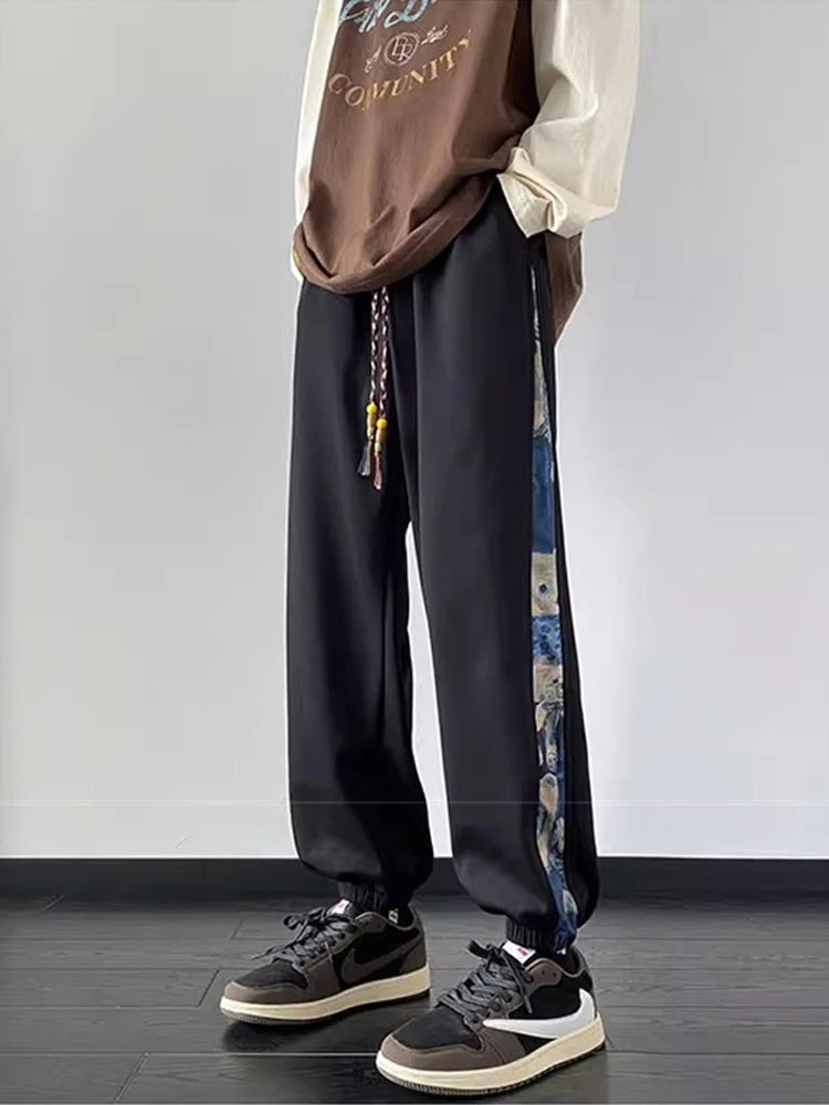 hip hop fashion anime printed sweatpants for men autumn casual corduroy baggy joggers pantalones hombre y2k streetwear trousers 1 unique joggers style 190