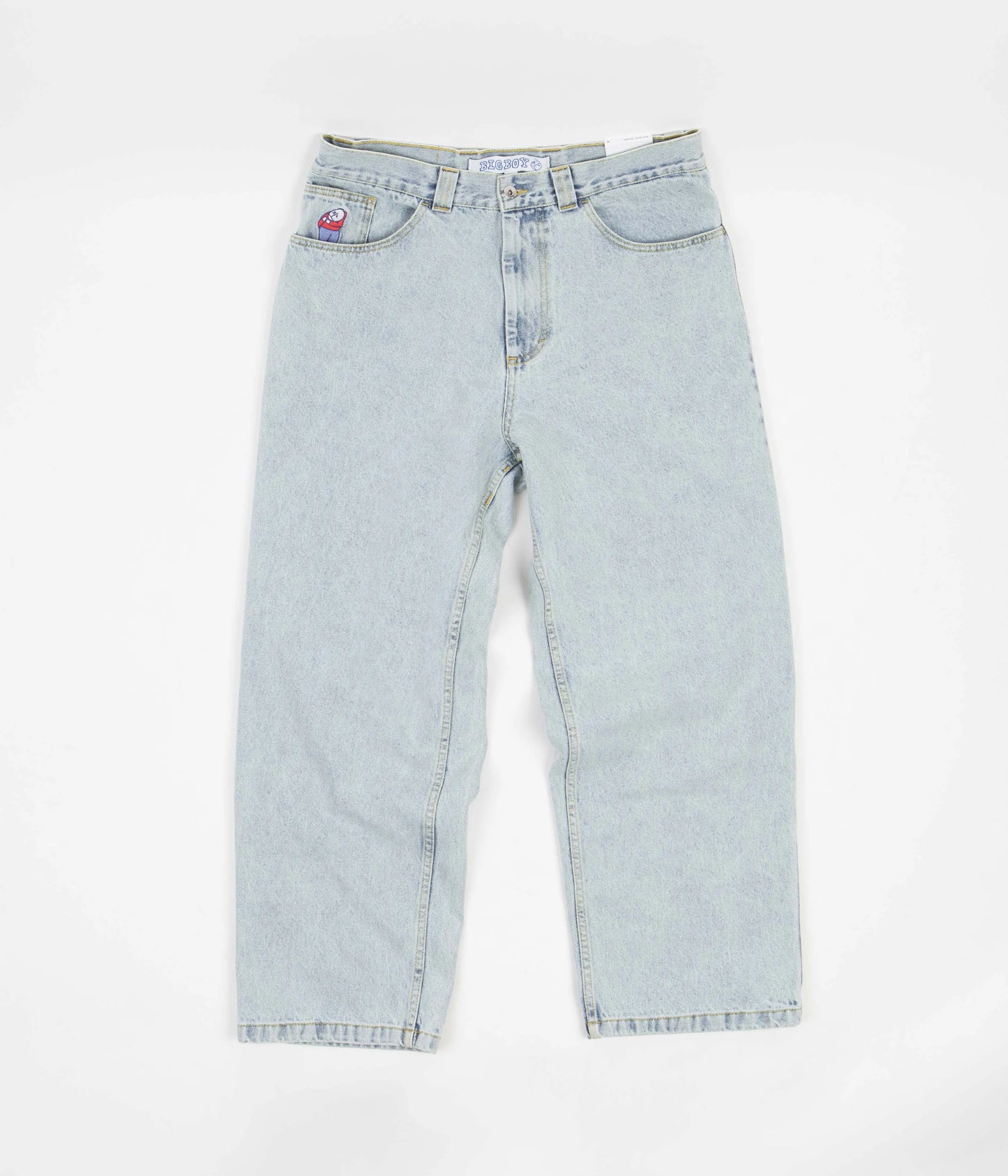 y2k gothic polar big boy baggy jeans cartoon embroidery streetwear mens womens fashion denim pants hot sell wide leg trouser 1 unique jeans style 3786