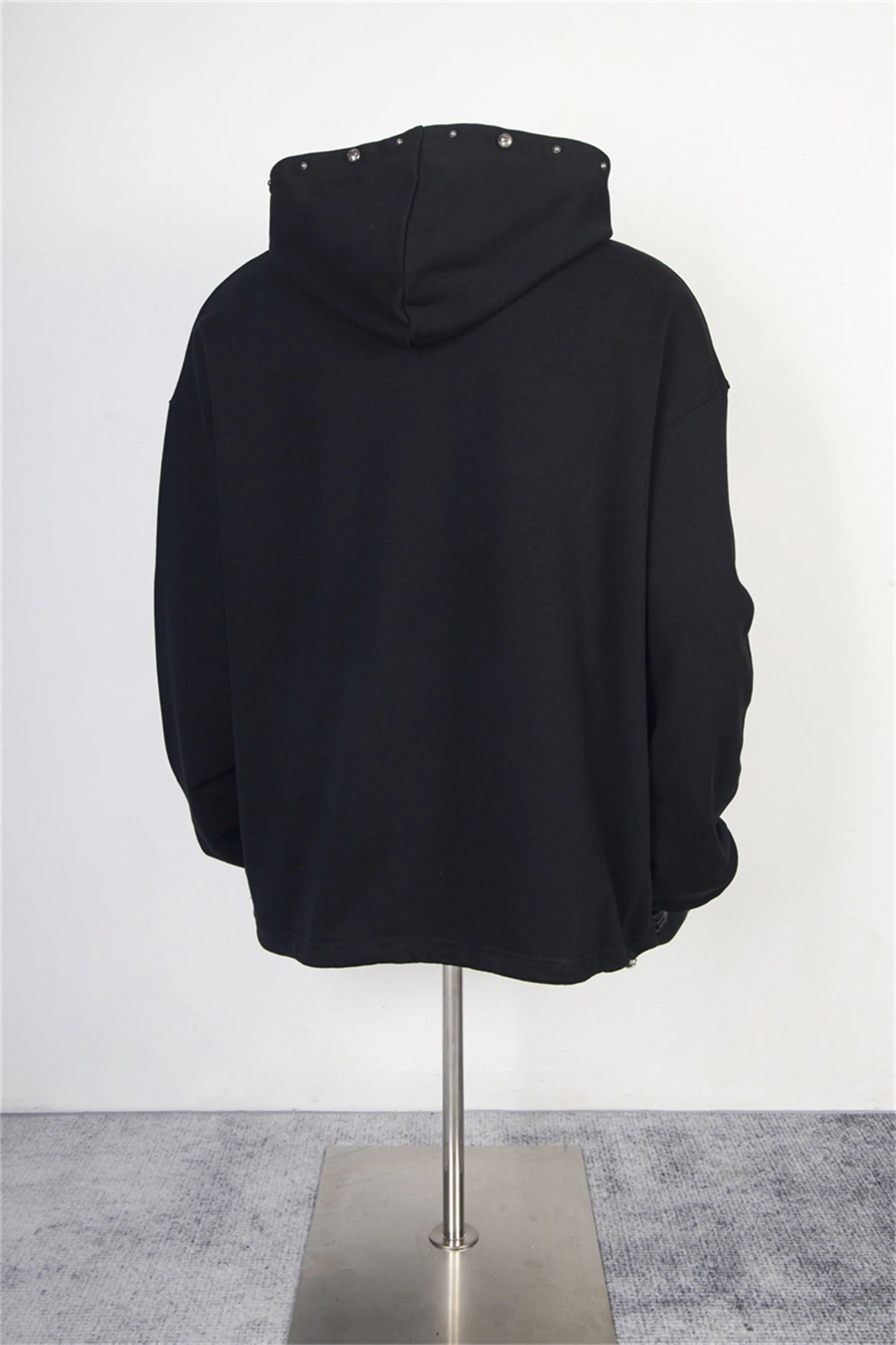 THUG CLUB Brand Fashion Skull Cross Print High-Street Cotton Casual Loose Worn Hoodies For Winter Street King Limited