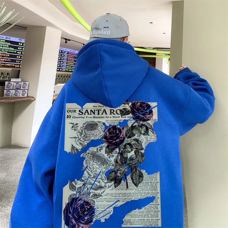 Skatercore Flame Bold Hoodie Cold-Weather Flex