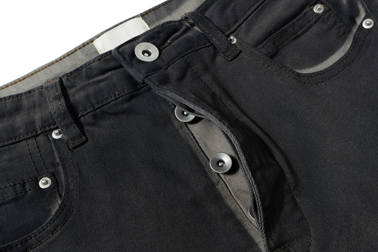 Streetwear RO style Gradient Color Baggy Stacked Baggy Flare Jeans for Men and Women Straight Washed Casual Denim Trousers Street King Limited