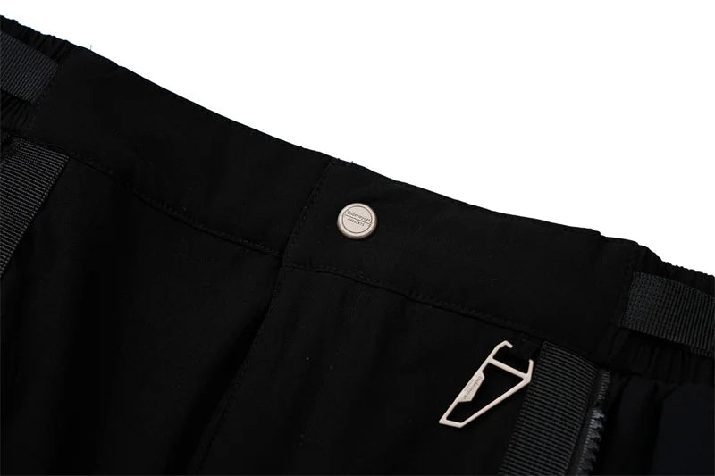 undermycar functional strap high street pure cotton pants unique default style 1918