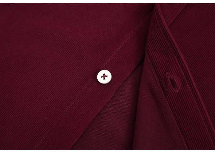 Streetwear Japan Style Mens Fashion Long Sleeve Corduroy Shirt Single Patch Pocke Japan Style Mens Fashion Long Sleeve Corduroy Shirt Single Patch Pocket Comfortable Work Casual Standard Fit Button Down Shirts Fashion Sweater Jacket With Graphic Design For Men