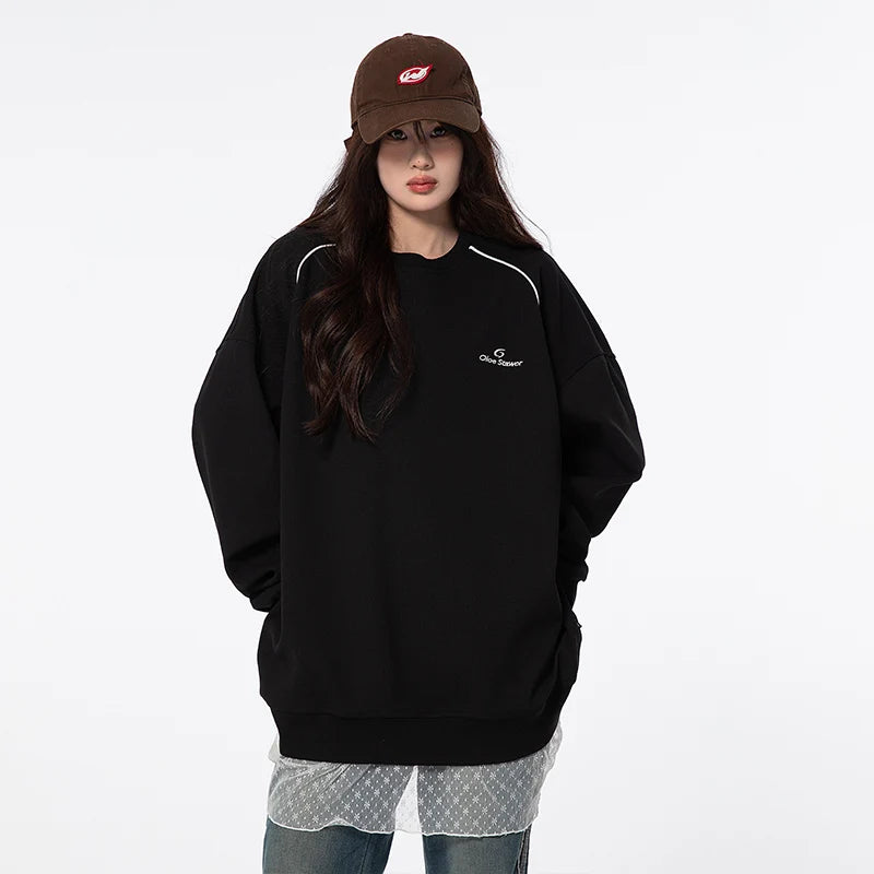 2025 Spring Autumn Sweatshirt Men Women Streetwear Fashion Loose Casual Pullover Hoodies Sweatshirts Tops Street King Limited