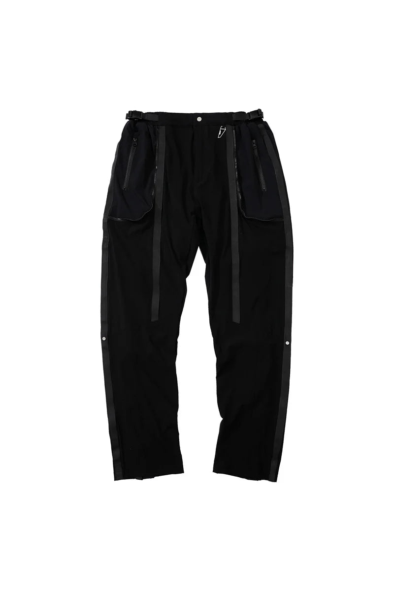 undermycar functional strap high street pure cotton pants unique default style 1905