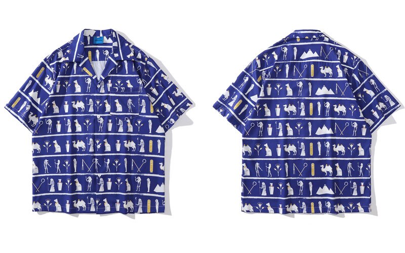 "Building Blocks" Unisex Men Women Streetwear Graphic Shirt Daulet Apparel