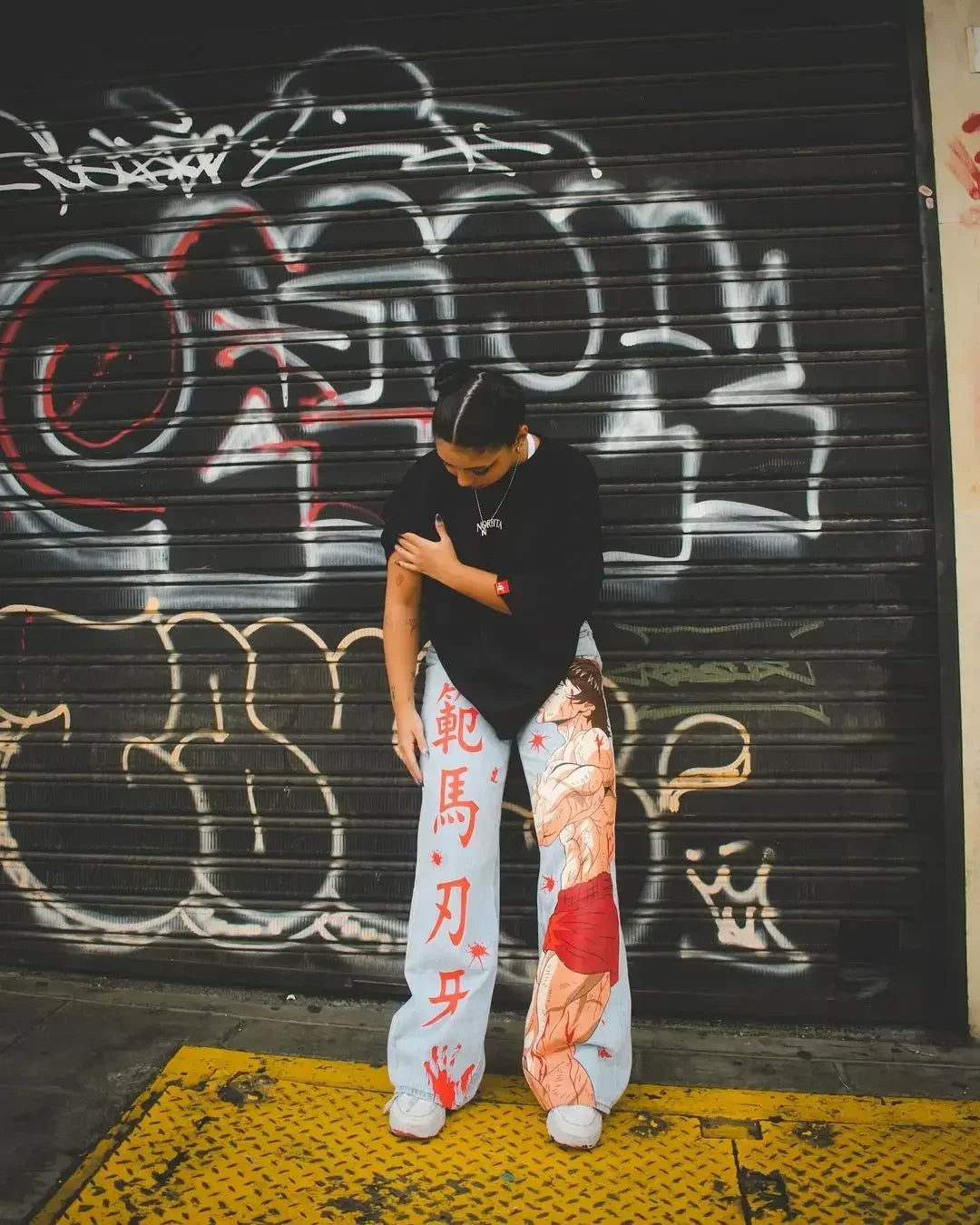 Y2K Harajuku Next Drop Streetwear Jeans for Men Wide Trouser Graphic New Women High Waist wide leg Pants y2k men clothing Street King Limited