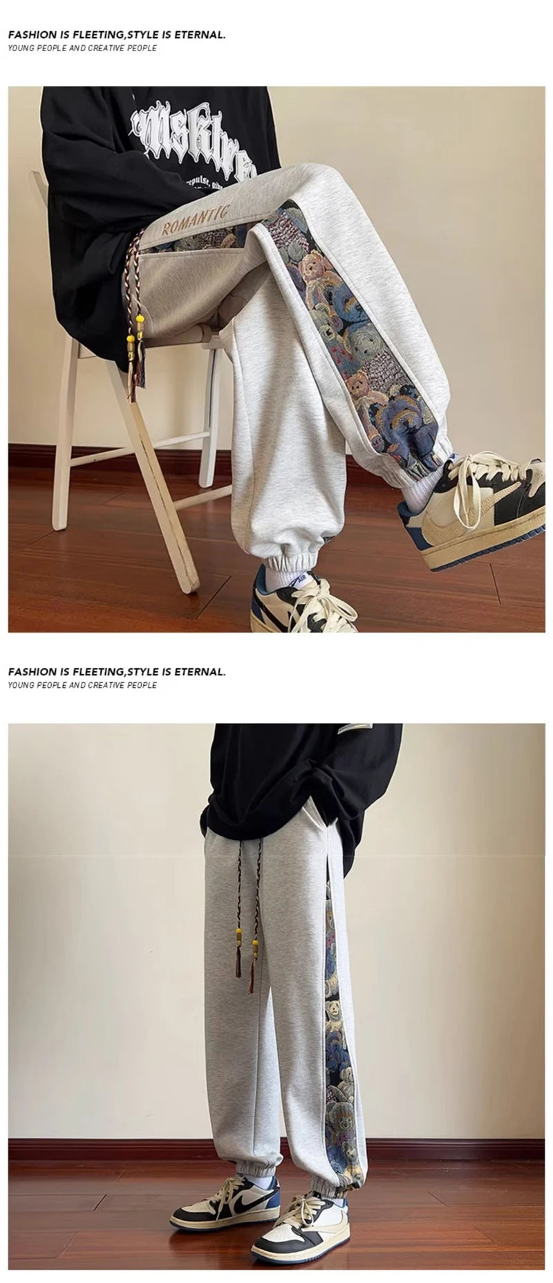 hip hop fashion anime printed sweatpants for men autumn casual corduroy baggy joggers pantalones hombre y2k streetwear trousers 1 unique joggers style 183