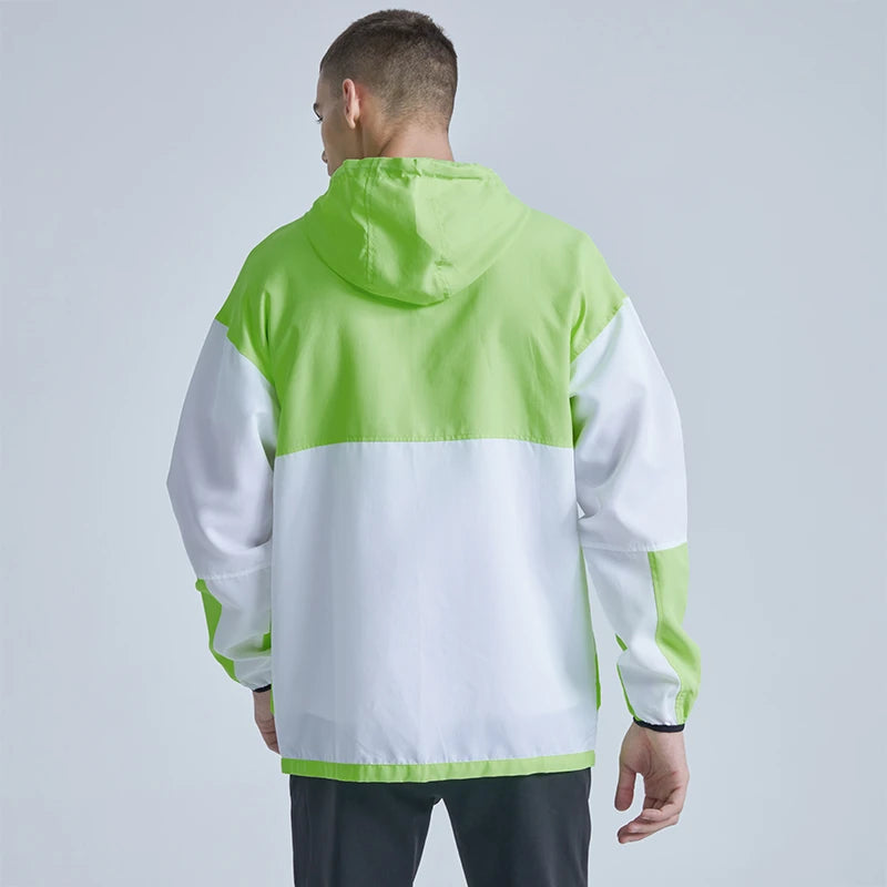 Rainbowtouches Jacket Men High Street Fashion Zipper Hoodie Mens Style Color Matching Coat Hip Hop Jacket Brand Quality Clothing Street King Limited