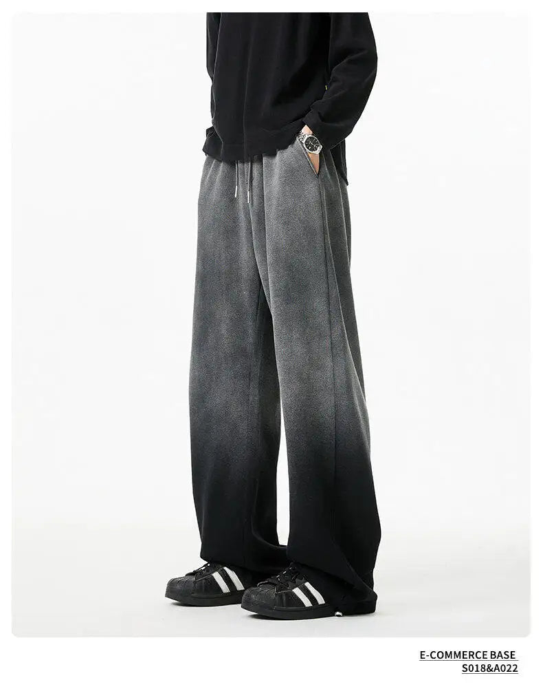 gradient sport pant men women loose casual streetwear fashion hip hop track jogger sweatpants couple plus size trousers unique joggers style 1543