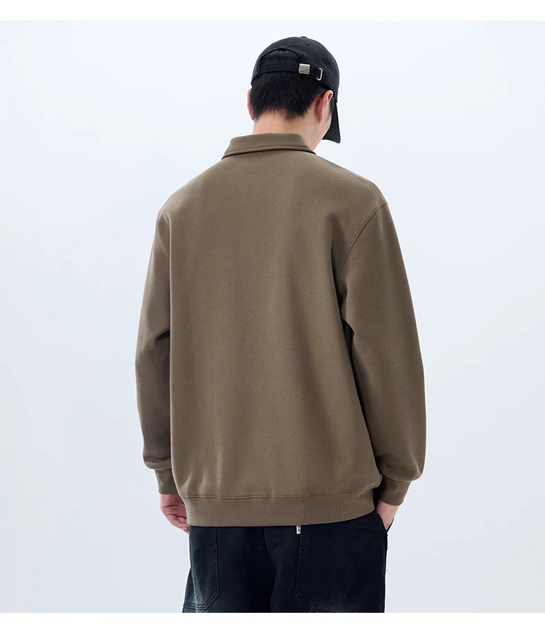Men Embroidery Fashion Loose Casual Pullover Sweatshirt Spring Autumn Plus Size Hoodies Polo Shirt for Man Clothing Street King Limited