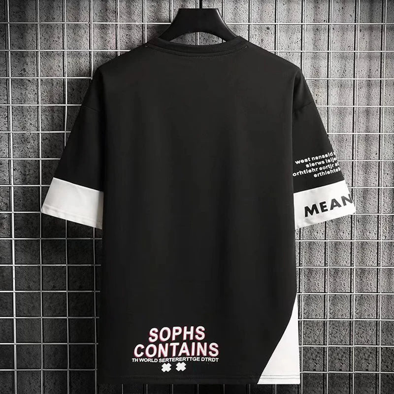 Summer Men's T Shirts Fashion Harajuku Printing Short Sleeve Tops Tee Men Casual Men Clothing Japan Streetwear Trend T Shirt Men Street King Limited
