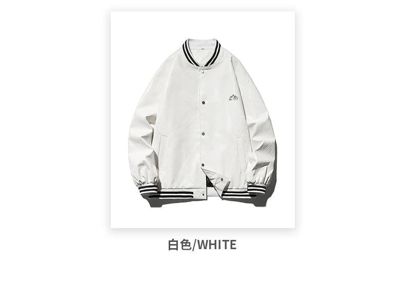 popular unisex basuball jacket fashion solid color lozenge pattern bomber jacket comfortable casual female clothing unique default style 4987