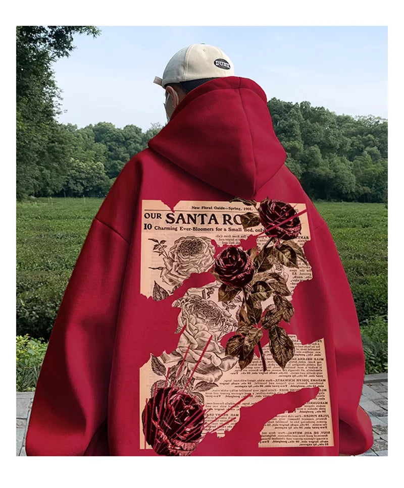 Skatercore Flame Bold Hoodie Cold-Weather Flex