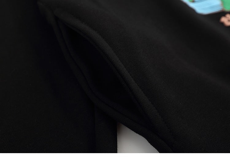 "Time Demon" Unisex Men Women Streetwear Graphic Hoodie Daulet Apparel