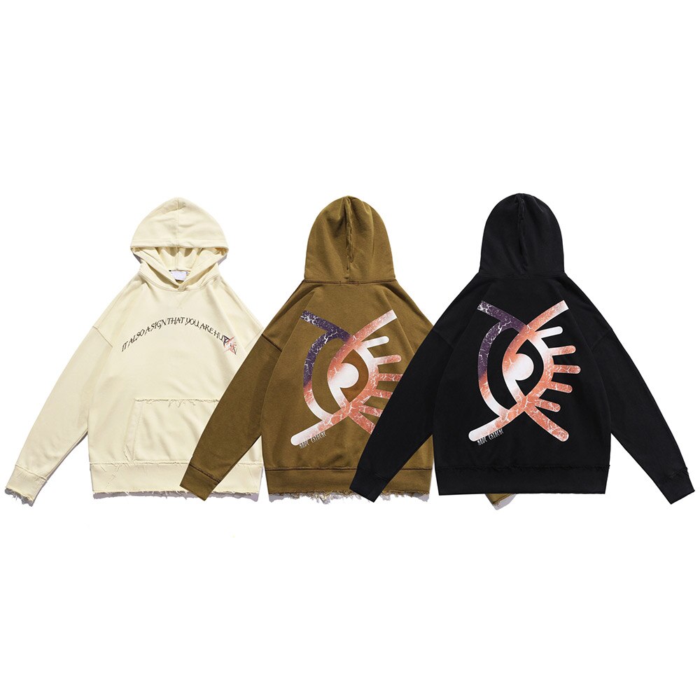 "All Eyes" Unisex Graphic Streetwear Hoodie Daulet Apparel