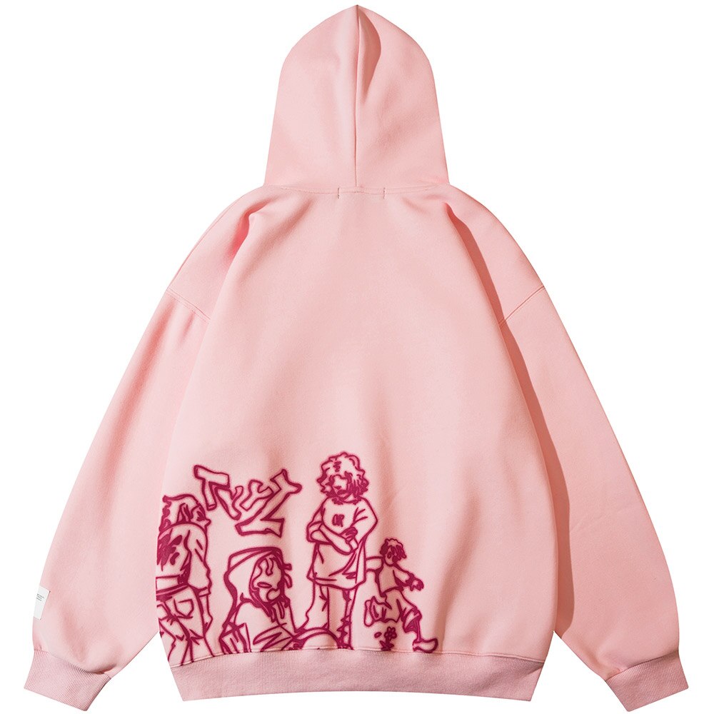 "Tied Down" Unisex Men Women Streetwear Graphic Hoodie - Street King Apparel