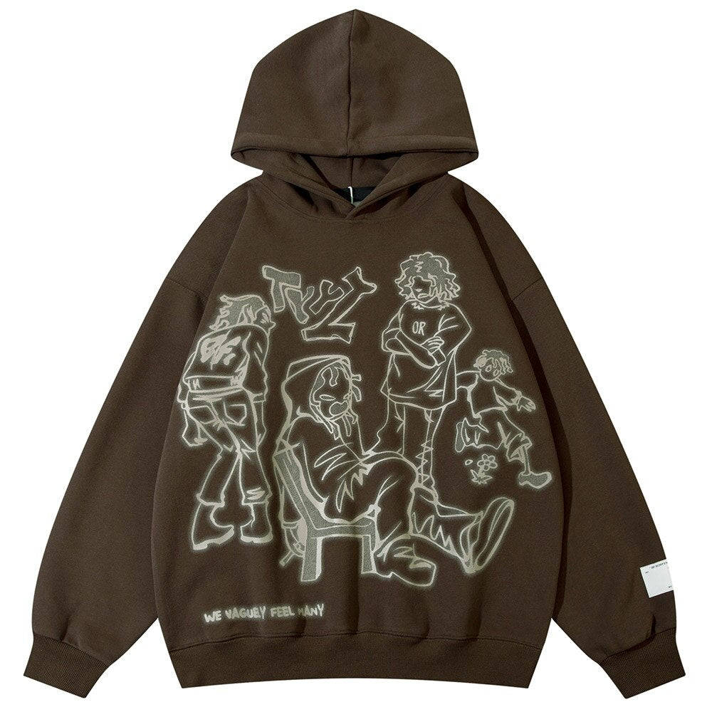 "Tied Down" Unisex Men Women Streetwear Graphic Hoodie - Street King Apparel