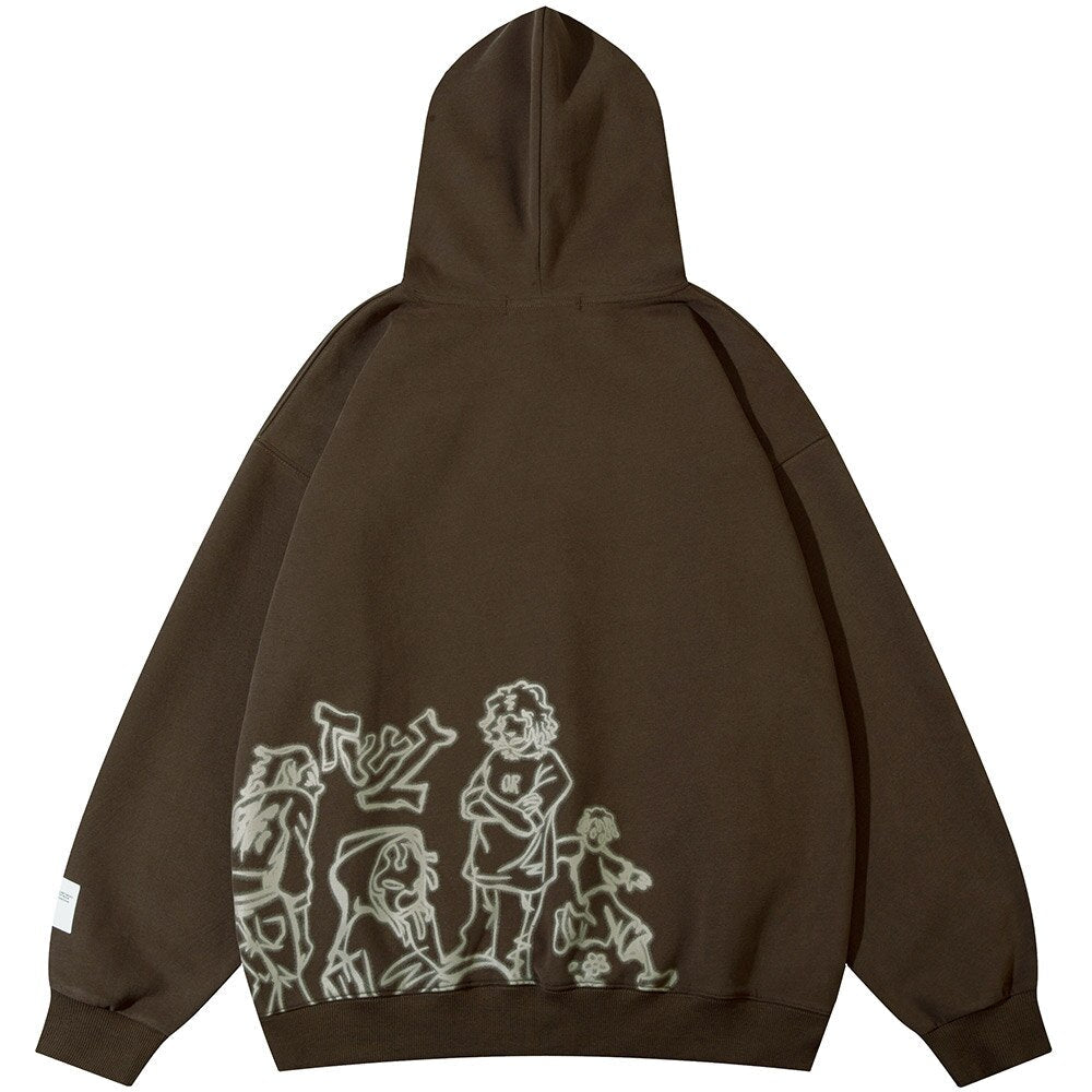 "Tied Down" Unisex Men Women Streetwear Graphic Hoodie - Street King Apparel