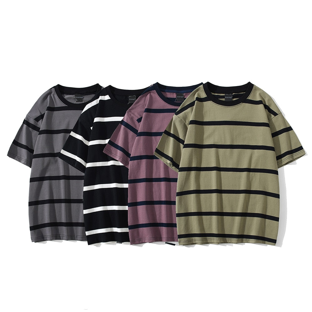 Street King Apparel "Bumble" Unisex Men Women Streetwear Graphic Striped Tee - Street King Apparel
