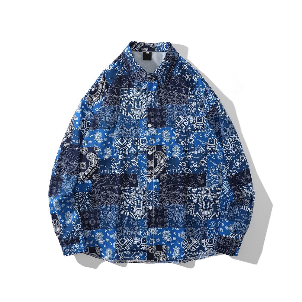 "Purple Legacy" Unisex Men Women Streetwear Graphic Button Shirt - Street King Apparel