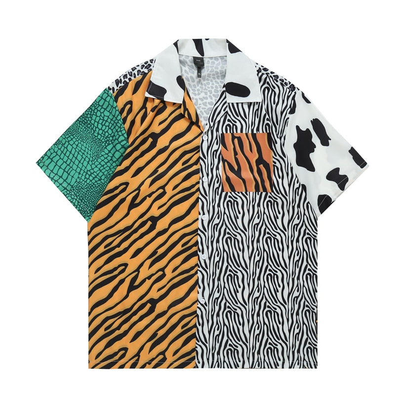 "Many Men" Unisex Men Women Streetwear Button Shirt - Street King Apparel