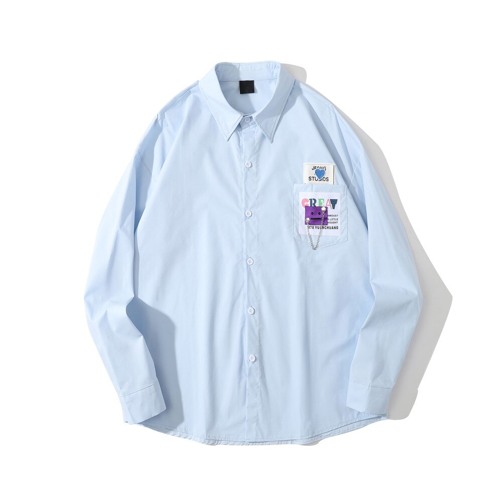 "Studio Executive" Unisex Men Women Streetwear Button Up Shirt - Street King Apparel