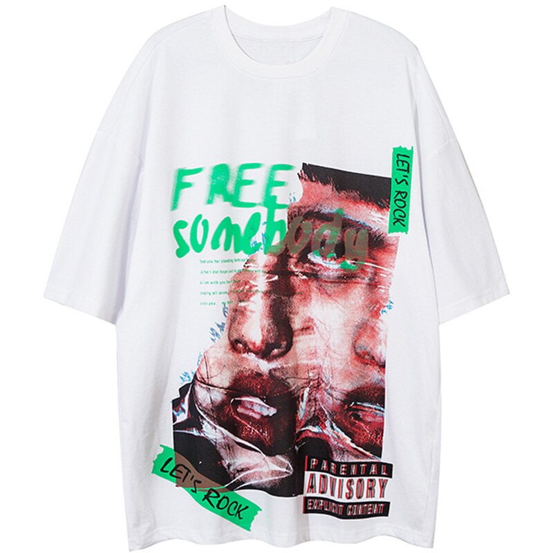 "Free Somebody" Unisex Men Women Streetwear Graphic T-Shirt - Street King Apparel